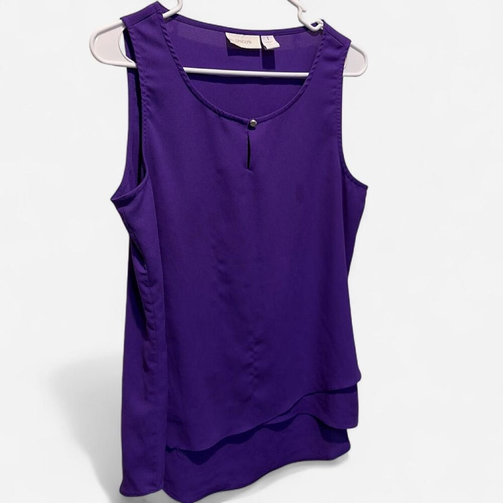 Chico-s Women's Purple Blouse